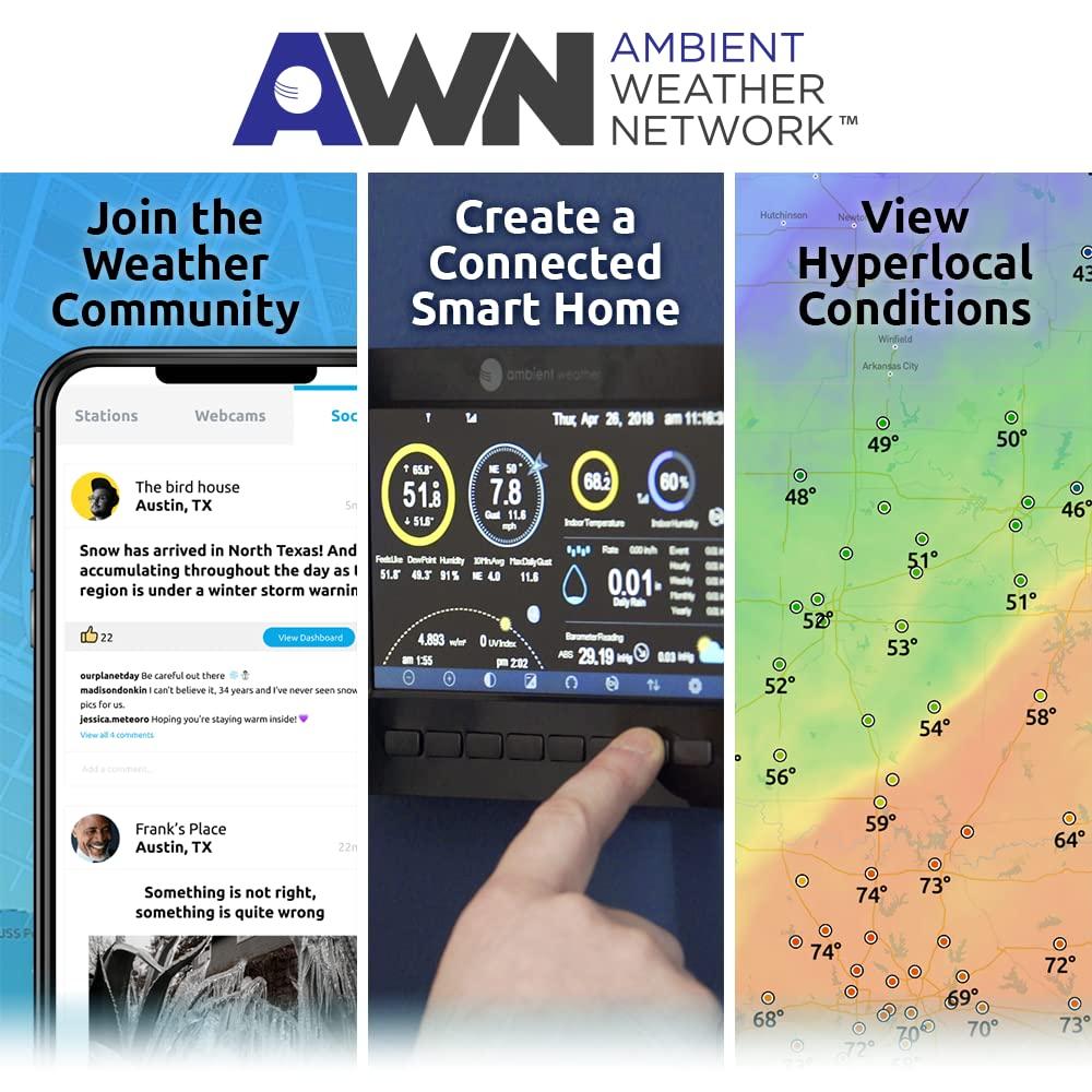 image:imageAmbient Weather WS1965 Air Quality Bundle with PM25 PM10 and CO2 Monitoring