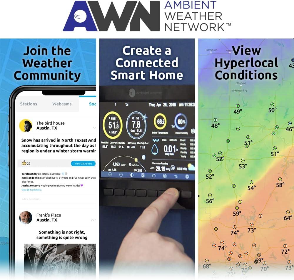 image:imageAmbient Weather WS2000 Air Quality Bundle with PM25 Monitoring