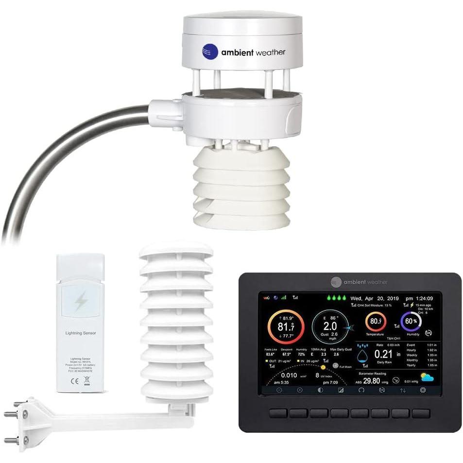 image:imageAmbient Weather WS5050 Storm Bundle Ultrasonic Smart Weather Station for Storm Monitoring wWiFi Remote Monitoring and Alerts