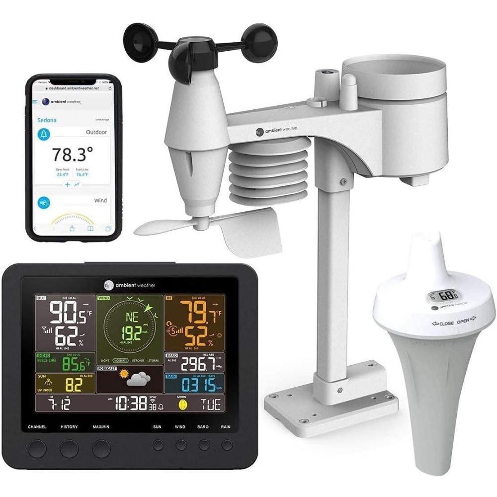 image:imageAmbient Weather WS7078 Pool Bundle  Smart Weather Station for The Pool wWiFi Remote Monitoring and Alerts