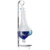 Ambient Weather B1025C Antique Storm Glass Wall Mount Liquid Barometer with Drip Cup