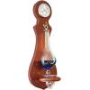 Ambient Weather BA212 Wall Mounted Weather Station with Thermometer, Hygrometer, and Barometer – Cherry Finish