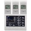 Ambient Weather WS-3000-X3 Thermo-Hygrometer Wireless Monitor w/ 3 Remote Sensors – Logging, Graphing, Alarming, Radio Controlled Clock(1 Console / 3 Sensors)