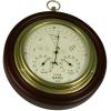 Ambient Weather WS-M0921THB 8″ Cherry Finish Tan Dial Traditional Barometer with Temperature and Humidity
