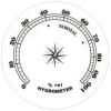 Ambient Weather WS-YG501 Galileo Thermometer, Hygrometer and Glass Fluid Barometer