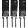 Ambient Weather EZ-46-3 Tar Pad Kit for Roof Tripod Installation