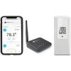 Ambient Weather WS-100-WEATHERSTATION Smart Home Weather Station WiFi Module w/Outdoor Thermo-Hygrometer, Rain Gauge, and Anemometer(WiFi Module + Outdoor Sensor)