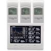 Ambient Weather WS-3000-X3 Thermo-Hygrometer Wireless Monitor w/ 3 Remote Sensors – Logging, Graphing, Alarming, Radio Controlled Clock(1 Console / 3 Sensors)