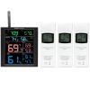 WS-1938 Wi-Fi Home Weather Station with CO2 Monitoring & 3 Remote Thermohygrometer Sensors(Console + 3 Thermohygrometers)