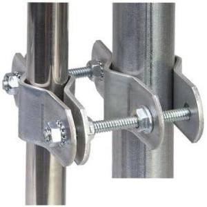 Ambient Weather EZ-PTP Mast to Mast Mounting Kit for Small Diameter Pipes