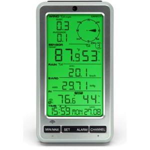 Ambient Weather WS-12 Wireless Weather Station w/Ambient Color Changing Display