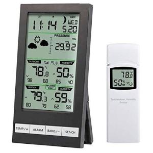 Ambient Weather WS-2700 Advanced Wireless Weather Station w/ 1 Sensor(B&W Display + AC Adapter)