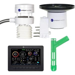 Ambient Weather WS-5000 Garden Bundle – Ultrasonic Smart Weather Station for The Garden w/WiFi Remote Monitoring and Alerts