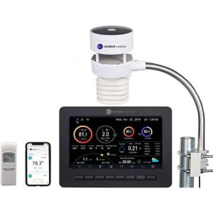 Ambient Weather WS-5000 Ultrasonic Smart Weather Station(Display Console + Ultrasonic)