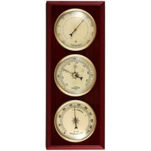 Ambient Weather YG315 Cherry Finish Dial Traditional Weather Station